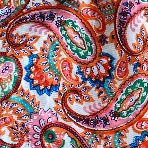 NWT Talbots Scalloped Hem Paisley Skirt - Picture 7 of 11